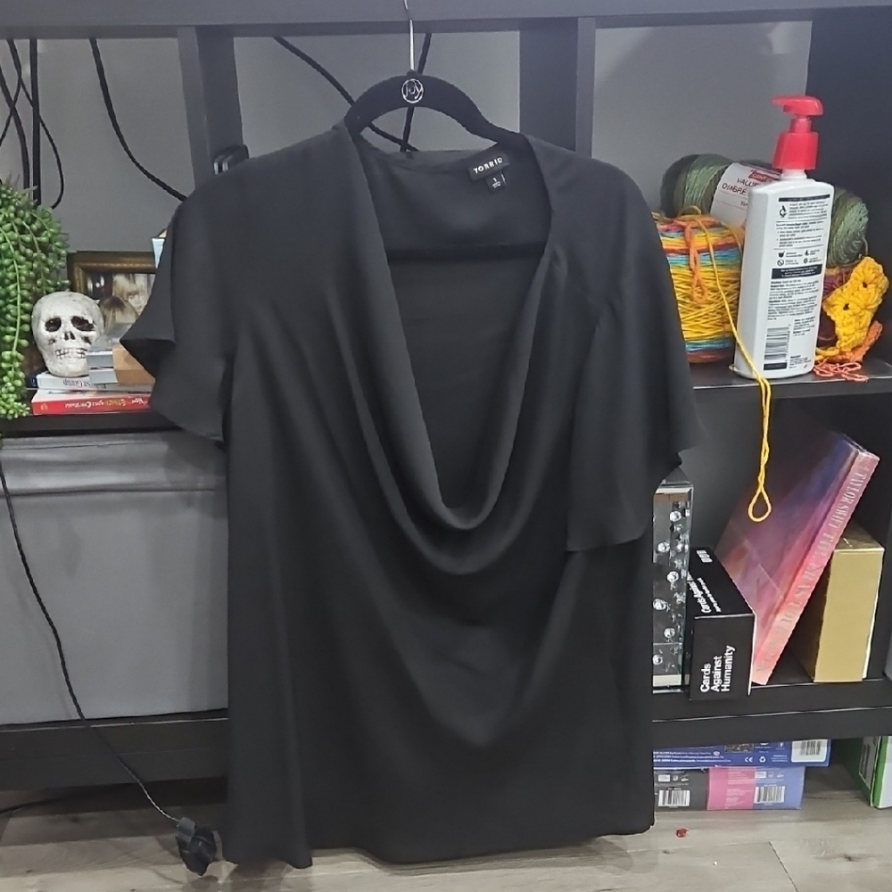Torrid Black Elegant Top